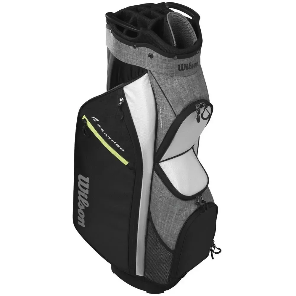 Wilson Feather 2025 Black Grey White Cart Golf Bag